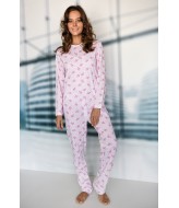 Pyjamas de soins pour femmes avec 1 fermeture éclair