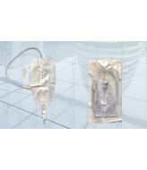 forni-sacs à urine pour jambe, stériles, sortie en clamp et tuyau 50 cm ajustable